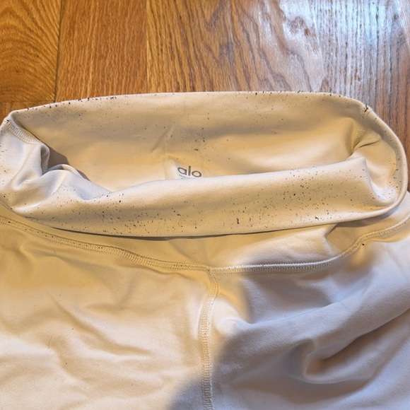 Alo Yoga High Waisted Moto Legging in Bone - Picture 4 of 6